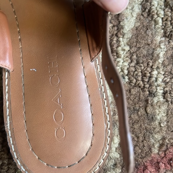 Coach sandal In Signature Canvas. - Picture 4 of 9